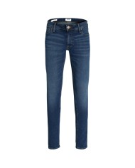 jeans slim denim scuro da uomo con chiusura button fly | JACK & JONES jeans slim denim scuro da uomo con chiusura button fly | JACK & JONES