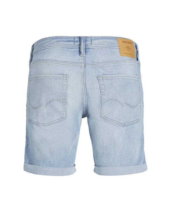bermuda blue denim da uomo con lunghezza ginocchio | JACK & JONES bermuda blue denim da uomo con lunghezza ginocchio | JACK & JONES