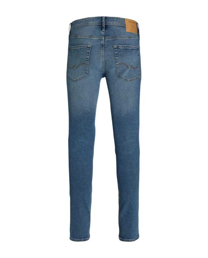 jeans slim denim chiaro uomo con strappi su ginocchia | JACK & JONES jeans slim denim chiaro uomo con strappi su ginocchia | JACK & JONES