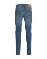 jeans slim denim chiaro uomo con strappi su ginocchia | JACK & JONES