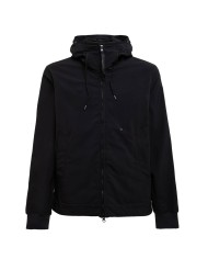 giubbino nero uomo con lenti da aviatore su cappuccio | C.P. COMPANY giubbino nero uomo con lenti da aviatore su cappuccio | C.P. COMPANY