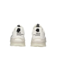 sneakers bianche da uomo con scritte ricamate e logo | JOHN RICHMOND