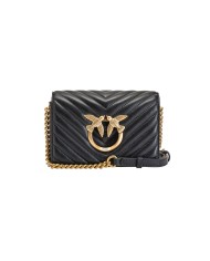 borsa love click mini nero e oro antico da donna | PINKO borsa love click mini nero e oro antico da donna | PINKO