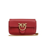 borsa love pocket rosso rubino da donna con fibbia in metallo | PINKO borsa love pocket rosso rubino da donna con fibbia in metallo | PINKO