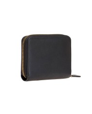 portafoglio nero e oro antico da donna con placca LOVE BIRDS | PINKO portafoglio nero e oro antico da donna con placca LOVE BIRDS | PINKO