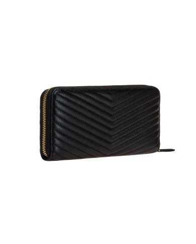 PINKO Portafoglio Donna 1P22XQ A03Z P-EM pelle con trapuntato con c... PINKO Portafoglio Donna 1P22XQ A03Z P-EM pelle con trapuntato con c...