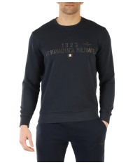 felpa blu nero da uomo con logo ricamo | AERONAUTICA MILITARE felpa blu nero da uomo con logo ricamo | AERONAUTICA MILITARE