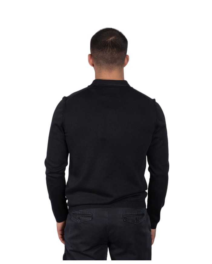 maglia stile polo blu nero uomo con aquila | AERONAUTICA MILITARE maglia stile polo blu nero uomo con aquila | AERONAUTICA MILITARE