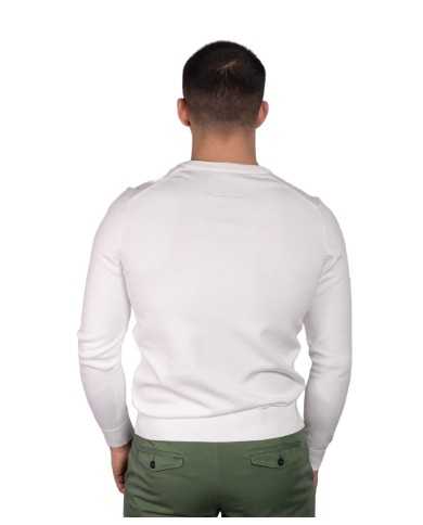maglia bianco panna uomo con aquila turrita | AERONAUTICA MILITARE maglia bianco panna uomo con aquila turrita | AERONAUTICA MILITARE