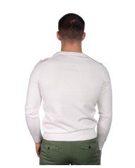 maglia bianco panna uomo con aquila turrita | AERONAUTICA MILITARE maglia bianco panna uomo con aquila turrita | AERONAUTICA MILITARE