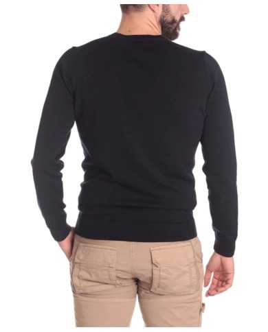 maglia blu navy da uomo con logo ricamato | AERONAUTICA MILITARE maglia blu navy da uomo con logo ricamato | AERONAUTICA MILITARE