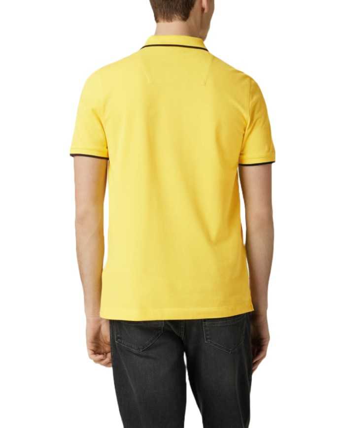 polo giallo uomo con aquila turrita ricamata | AERONAUTICA MILITARE polo giallo uomo con aquila turrita ricamata | AERONAUTICA MILITARE