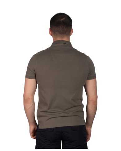 polo verde militare da uomo con logo ricamo | AERONAUTICA MILITARE polo verde militare da uomo con logo ricamo | AERONAUTICA MILITARE