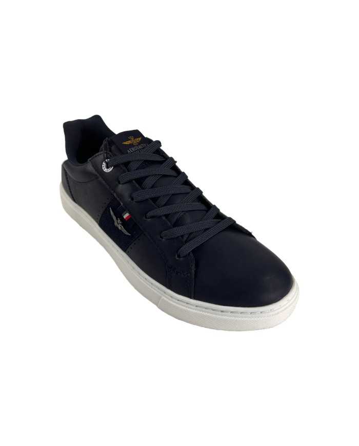 sneakers blu da uomo con stemma | AERONAUTICA MILITARE sneakers blu da uomo con stemma | AERONAUTICA MILITARE
