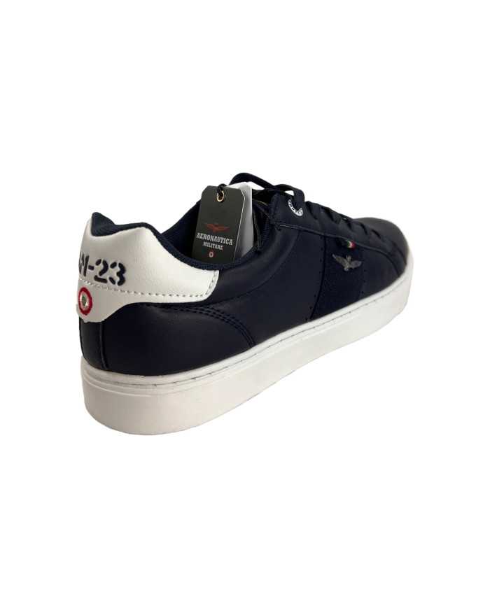 sneakers blu da uomo con stemma | AERONAUTICA MILITARE