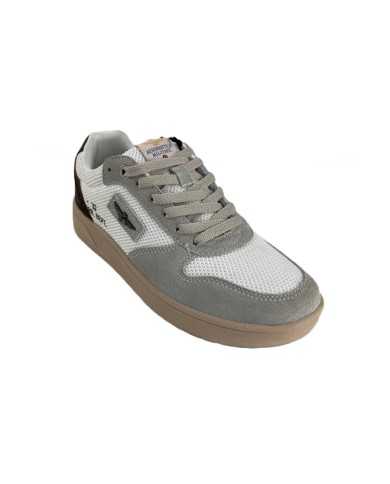 sneakers bianche e verdi da uomo logate su lato | AERONAUTICA MILITARE sneakers bianche e verdi da uomo logate su lato | AERONAUTICA MILITARE