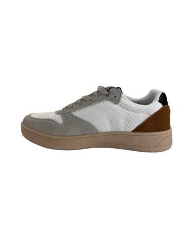 sneakers bianche e verdi da uomo logate su lato | AERONAUTICA MILITARE sneakers bianche e verdi da uomo logate su lato | AERONAUTICA MILITARE