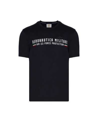 AERONAUTICA MILITARE T-shirt Uomo 231TS1942J538 P-EM cotone con sta... AERONAUTICA MILITARE T-shirt Uomo 231TS1942J538 P-EM cotone con sta...