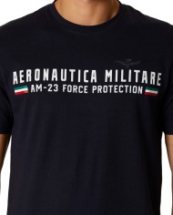 AERONAUTICA MILITARE T-shirt Uomo 231TS1942J538 P-EM cotone con sta...