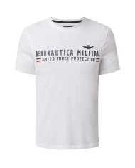 AERONAUTICA MILITARE T-shirt Uomo 231TS1942J538 P-EM cotone con sta...