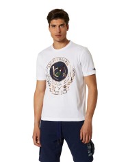 t-shirt off-white uomo aquila turrita ricamata | AERONAUTICA MILITARE t-shirt off-white uomo aquila turrita ricamata | AERONAUTICA MILITARE