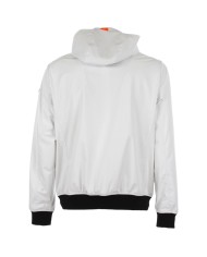 giubbino antivento bianco da uomo con fasce elastiche | SUNSTRIPES