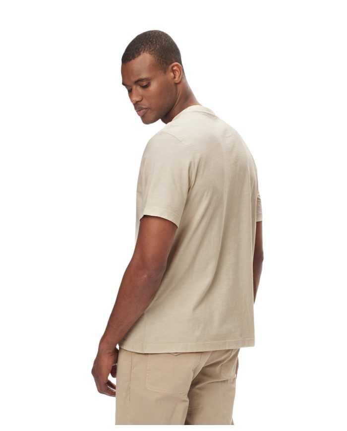 t-shirt beige da uomo con orsetto poliziotto e scritta teddy | BLAUER t-shirt beige da uomo con orsetto poliziotto e scritta teddy | BLAUER