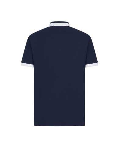 EA7 Polo Uomo 3RPF09 PJ04Z P-EM cotone maniche corte logato su coll...