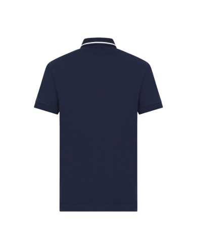 EA7 Polo Uomo 3RPF17 PJ03Z P-EM cotone girocollo logata a contrasto...
