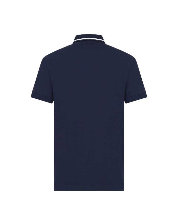 EA7 Polo Uomo 3RPF17 PJ03Z P-EM cotone girocollo logata a contrasto...