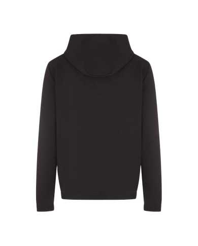 felpa nera da uomo con patch dorata e logo su petto | EA7 felpa nera da uomo con patch dorata e logo su petto | EA7