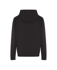 felpa nera da uomo con patch dorata e logo su petto | EA7 felpa nera da uomo con patch dorata e logo su petto | EA7