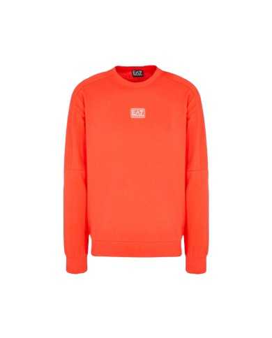 felpa bittersweet da uomo con polsi in maglia stretch e logo | EA7 felpa bittersweet da uomo con polsi in maglia stretch e logo | EA7
