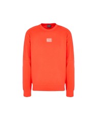 felpa bittersweet da uomo con polsi in maglia stretch e logo | EA7 felpa bittersweet da uomo con polsi in maglia stretch e logo | EA7