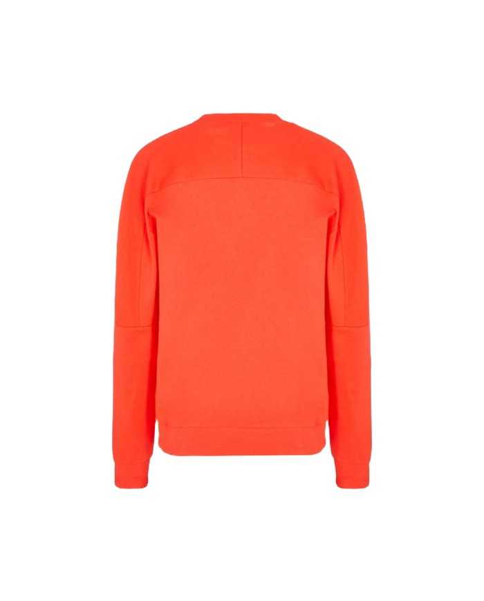 felpa bittersweet da uomo con polsi in maglia stretch e logo | EA7 felpa bittersweet da uomo con polsi in maglia stretch e logo | EA7