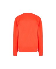 felpa bittersweet da uomo con polsi in maglia stretch e logo | EA7 felpa bittersweet da uomo con polsi in maglia stretch e logo | EA7