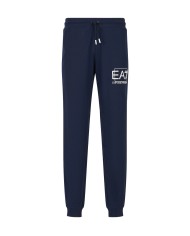 pantalone navy blue da uomo logato con coulisse | EA7 pantalone navy blue da uomo logato con coulisse | EA7