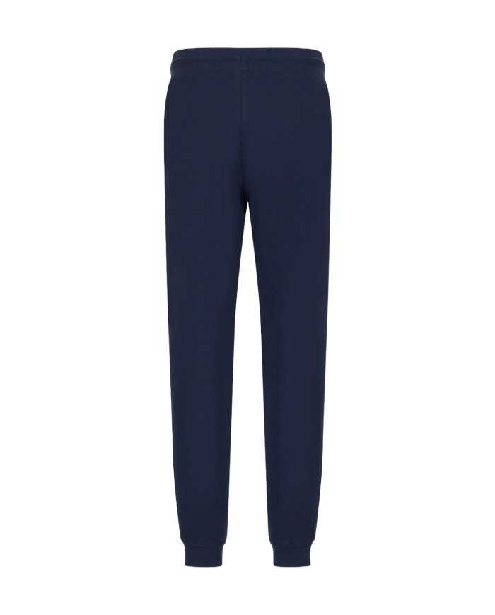 pantalone navy blue da uomo logato con coulisse | EA7 pantalone navy blue da uomo logato con coulisse | EA7