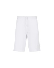 bermuda regular plus bianche da uomo logato sul fronte | EA7