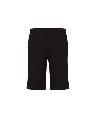 bermuda regular plus nere da uomo logato sul fronte | EA7