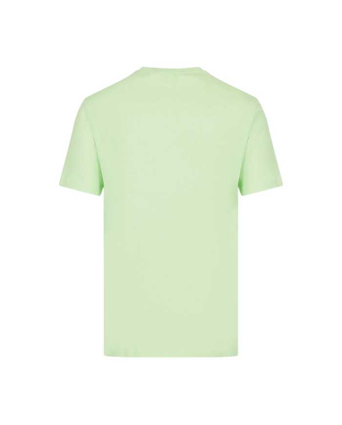 t-shirt verde paradiso da uomo con logo su petto | EA7 t-shirt verde paradiso da uomo con logo su petto | EA7
