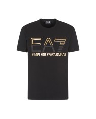 EA7 T-Shirt Uomo 3RPT07 PJLBZ P-EM cotone slim logato bicolor 0208 ...