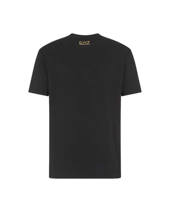 EA7 T-Shirt Uomo 3RPT07 PJLBZ P-EM cotone slim logato bicolor 0208 ...