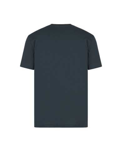 t-shirt night blue da uomo con patch scudetto con logo su petto | EA7 t-shirt night blue da uomo con patch scudetto con logo su petto | EA7