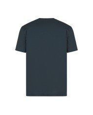 t-shirt night blue da uomo con patch scudetto con logo su petto | EA7