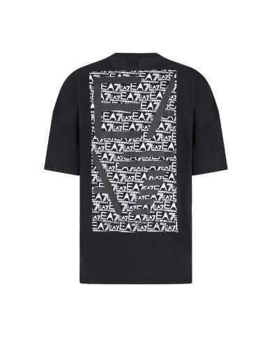 EA7 T-Shirt Uomo 3RPT54 PJ7CZ P-EM cotone regular plus logato su pe...