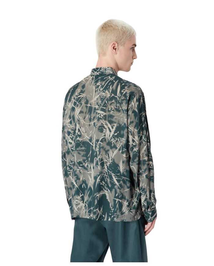 camicia green gables da uomo a fantasia floreale | ARMANI EXCHANGE