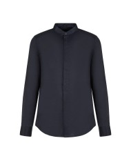 camicia classica navy da uomo a maniche lunghe | ARMANI EXCHANGE