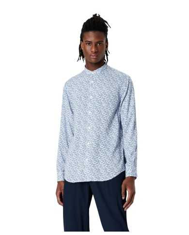 camicia con fantasia white sketch square da uomo | ARMANI EXCHANGE