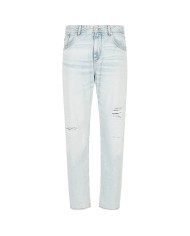 jeans vintage indigo denim da uomo con strappi | ARMANI EXCHANGE jeans vintage indigo denim da uomo con strappi | ARMANI EXCHANGE